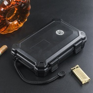 Cigar Box Portable Mechanical Moisturizer Box 6-Pack Moisturizer Box Portable Travel Cigar Packaging
