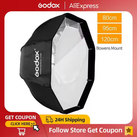 Godox SB-UE 80cm 95cm 120cm Portable Octagonal Umbrella Softbox with Bowens Mount for Godox Studio F