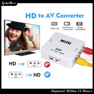 HDMI To RCA HDMI TO AV Adapter HD Video Converter Box 1080P Support NTSC PAL for TV BOX/Old TV