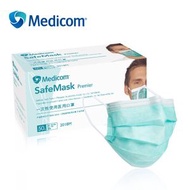 Medicom - 綠色 醫用口罩(50片 獨立包裝) PMROC2018M 麥迪康醫療口罩 Green Medicom Safe Mask Premier Earloop Masks (新舊包裝隨機