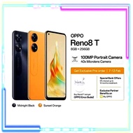 Handphone Oppo Reno 8T BARU! RAM 8GB 256 GB Orange BUKAN HP Second 8 T