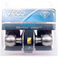 จัดส่งด่วน! ลูกบิดห้องน้ำ VECO 3871SS-ML-BK หัวกลม สีสเตนเลส VECO 3871SS-ML-BK STAINLESS STEEL BATHR