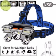 uloveremn Powerful Rechargeable Head Flashlight For Fishing Led Headlamp Nitecore Camping Headlights