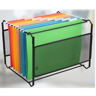 (CFGN) A4 Mesh Metal File Organizer Box Hanging File Folder Box Desk Storage Holder Shelf Holder Sto