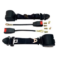 Safety Belt Seat Belt Automatic Car Seat Belt 3 Point Universal 1 Set 2pcs