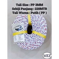 PP 3MM x 220MTR Tali Miz Jaring Pukat PP Rope Tali Baru Tali Pukat Tali Laut Tali Nelayan Tali Lembu