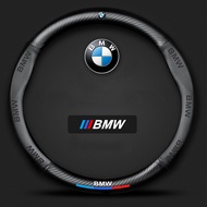 GTIOATO หุ้มพวงมาลัยรถยนต์ 38CM ที่หุ้มพวงมาลัยรถยนต์ คาร์บอนไฟเบอร์ หนัง PU ปลอกหุ้มพวงมาลัยรถยนต์ 