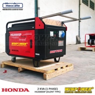 SALE GENSET / GENERATOR HONDA 2000 WATT SILENT TYPE (WINPOWER -