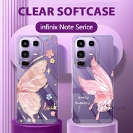 Premium Butterfly Girls Latest Casing Infinix Note 50 Pro 5G 40 4G 30 40 Pro Plus 5G Tk Cute Case hp