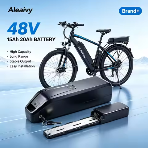 Aleaivy 36V 48V Hailong Ebike Battery 10Ah 15Ah 20Ah 21700 Li ion Battery for DUOTTS S26 C29 Hitway 