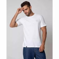 Kaos Putih Pria Basic Lengan Pendek T Zone T-Shirt Kaos Polos Putih
