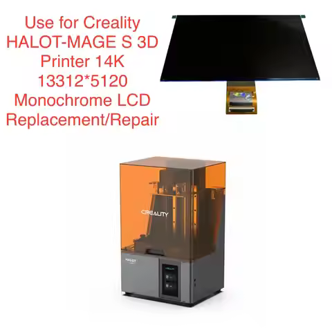 New Creality HALOT -MAGE S 3D Printer 14K 13312*5120 Monochrome Screen Lcd Display Replacement/Repai