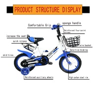 LUANDA Bike For Kids Children's Bicycle Pedal Bicycle 2-8 Years Old 12/14/16 inch Auxiliary Wheels