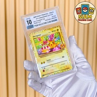 pikachu Card birthday PSGA Grade 10 pokemon Cards 25th Anniversary