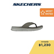 Skechers สเก็ตเชอร์ส รองเท้าแตะผู้ชาย Men On-The-GO GO Consistent Synthwave Walking Sandals - 229035-OLV Machine Washable Vegan Ultra Light Cushioning