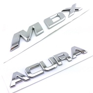 Letter emblem for ACURA MDX TSX SH-AWD Rear Trunk logo SHAWD badge sticker Car decoration accessorie