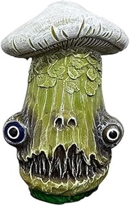 YolieraArt S o k i t r e e Halloween Mushroom Garden Statue, Scary Eye Resin Figurine for Outdoor De