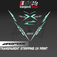 TRANSPARENT UV AEROX V2 155 2023 DESIGN DECALS