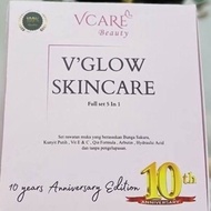 VCARE TRIAL V'GLOW SKINCARE SET 5 IN 1| ORIGINAL