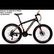 Sepeda Mtb 26 Aviator 2689Rs Velg Tinggi