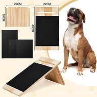Square Scratch Board Sandpaper Nail Wooden File Scraper Dog Dog Scraper Scraper Pet Toy Dog Nail FBX