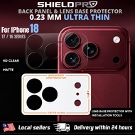 SHIELDPRO quick Install Ultra thin camera Lens base film protector for iphone 18 pro max 17 hd matte