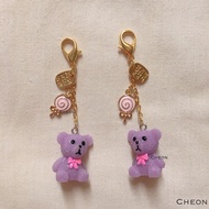 Bagcharm/ Keyring Bear KIYOWO GOM
