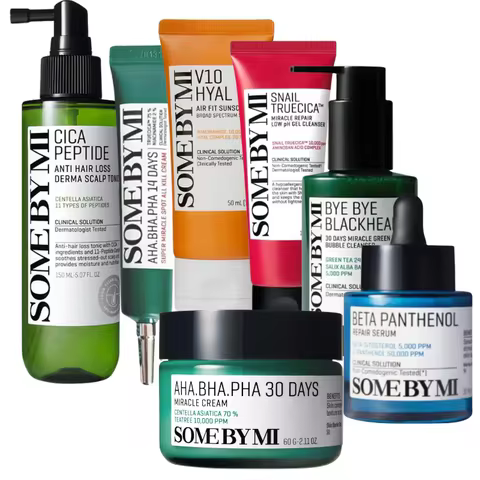 SOME BY MI Multi Facial Skin Care Anti Hair Loss Scalp Lotion Sun Gel Anti Blackhead Wash Cleanser A
