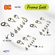 BC KWTSG Frame Gold 1 set contains 9 pcs