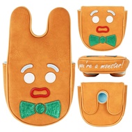 Gingerbread Man DF3 Mallet Putter Cover Golf Head Cover Golf Stick Cover Golf LAB Golf
