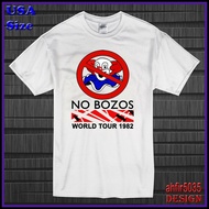 Van Halen No Bozos Word Tour 1982 T-Shirt Korean Style Unseix Wild