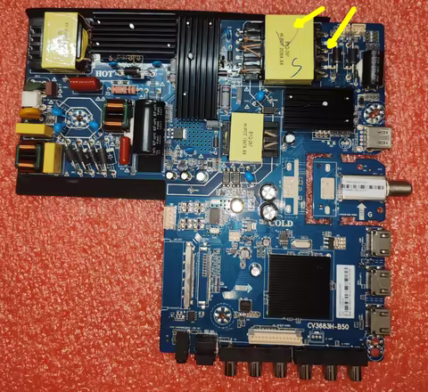 CV3683H-B50 4K TV motherboard 3 HDMI Interface, dual driver LED screen parameters 2 types of transfo