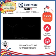 Electrolux 70cm UltimateTaste 300 Built-in Induction Hob | EHI7260BB (Electric Induction Cooker Gas 