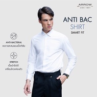 ARROW เสื้อเชิ้ต แอนตี้แบคทีเรีย  แขนยาว ทรง SMART FIT สีขาว MACM714S3BSWH