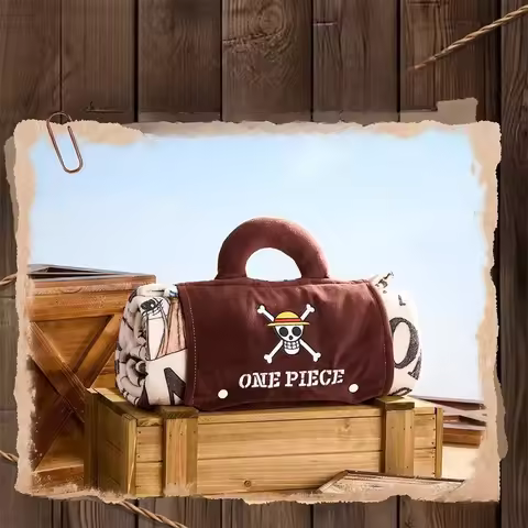 Anime One Piece Blanket Bag Hand-Held Casual Wanted Poster Pillow Bag Multi-Purpose Decorative And W