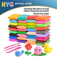 HYG 12/24/36 Colors Air Dry Super Light Clay Set Clay Squishy Toys Modeling Clay Non-toxic Clay DIY Magic Colorful Sand Colors Art &amp; Craft