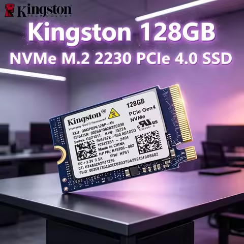 Cost‑effective Original Kingston 128GB M.2 2230 NVMe PCIe4.0 Internal SSD For Handheld Notebook Stor