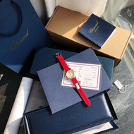 [Authentic Original Order Original Box Packaging] Chopard Chopard New Style Red Strap Happy Diamond 