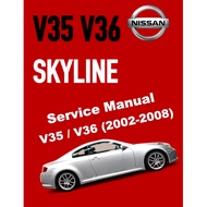 NISSAN V35 V36 SKYLINE (2002-2008) SERVICE WORKSHOP MANUAL