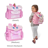 BIXBEE - Unicorn Backpack - Lightweight Ergonomic Backpack / School Bag Nursery Kindergarten Primary