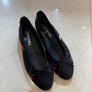 Chanel黑經典芭蕾舞鞋38C🩰