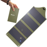 BigBlue Solar Panel Solar Charger, Small, Lightweight, Fast Charging, 2 USB Ports, 30W, Approx. 635g