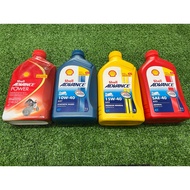 SHELL 4T 100%Original （AX3 SAE-40/ AX5 15W40/ AX7 10W40/ADVANCE POWER 15W50）