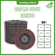 RJO - 4" Stacked Grinding Sandpaper 100x16mm 4-inch Stacked Sandpaper Grinder