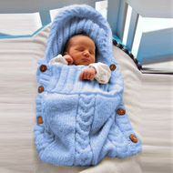 Pijar - Selimut Bayi Rajut Kupluk Topi Sleeping Bag Bedong Instan Baby Newborn Laki Laki Perempuan