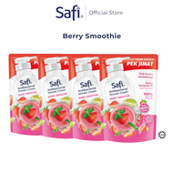 [Bundle of 4] Safi Antibacterial Fruity Shower Gel Pouch 750g | Berry Smoothie Lime Watermelon Passi