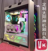 【可開發票】白色太陽神機箱ROG GX601 定制燈板光污染顯卡支架電源發光板高達