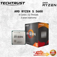 [ AMD RYZEN 5 5600 ] 4.4GHZ 32MB Cache Processor With AM4 Mobo Combo