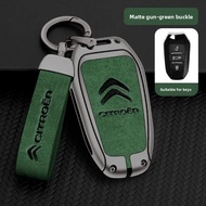 Metal Car Key Cover Citroen C5X Key Case DS C5 Metal Key Holder Protector Shell for C6 C3-XRC4 Vehic