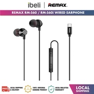 Remax RM-560 Type-C / RM-560i Metal Wired Earphone of Music & Calling